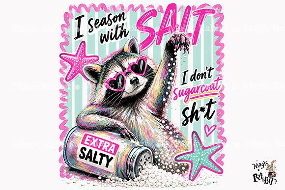 Download Salty Raccoon Summer PNG - Raccoon Collection