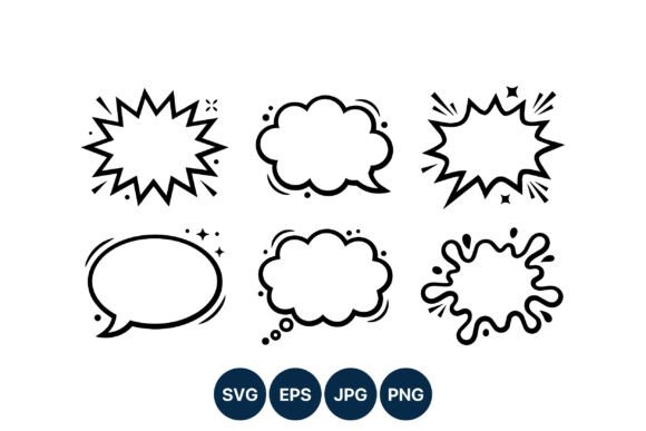 Download Comic Speech Bubbles Vector Set - Comic Collection