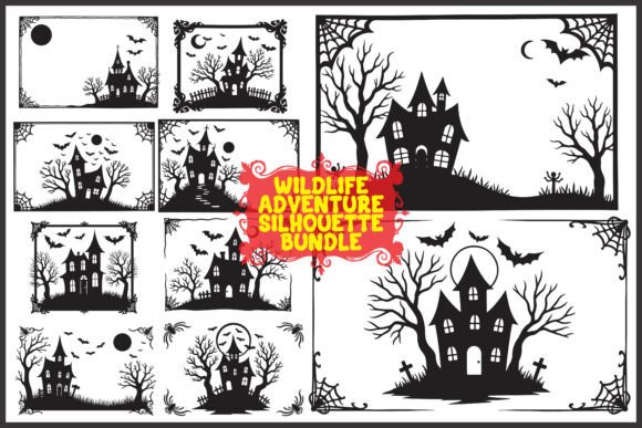 Download Spooky Haunted House Clipart Bundle - Premium Resources
