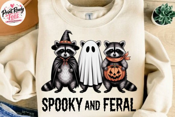 Download Spooky and Feral Raccoon Halloween PNG - Raccoon Collection