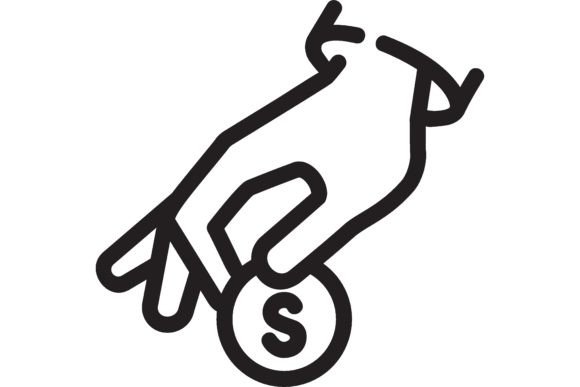 Download Hand Holding Coin Thin Line Icon. Donate - Donate Collection